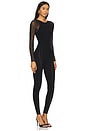 view 2 of 6 W Net Jumpsuit in Black