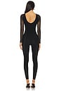 view 4 of 6 W Net Jumpsuit in Black