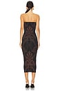 view 3 of 3 X Etro Metallic Jacquard Dress in Black & Copper