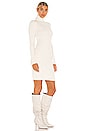 view 3 of 4 Merino Rib Dress in Cream