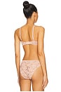 view 3 of 4 SUTIÃ BANDEAU RENDADO COM ARO in Pink