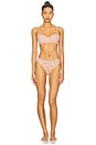 view 4 of 4 SUTIÃ BANDEAU RENDADO COM ARO in Pink