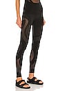 view 2 of 5 x Adidas Sheer Motion Leggings in Black & Nearly Black
