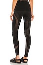 view 4 of 5 x Adidas Sheer Motion Leggings in Black & Nearly Black