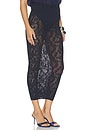 view 2 of 6 Infinite Rose Net Skirt in Black