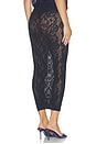 view 5 of 6 Infinite Rose Net Skirt in Black