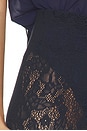 view 7 of 6 Infinite Rose Net Skirt in Black