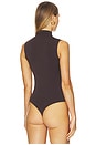 view 4 of 5 Viscose String Bodysuit in Dark Wood
