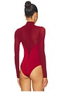 view 4 of 5 Bustier Bodysuit in Crimson