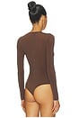 view 4 of 6 Crystal String Bodysuit in Umber & Jet Nut