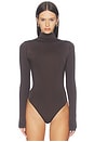 view 2 of 5 Colorado String Bodysuit in Dark Wood