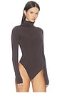 view 4 of 5 Colorado String Bodysuit in Dark Wood