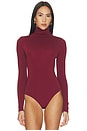 view 2 of 5 Colorado String Bodysuit in Bordeaux