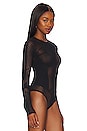 view 3 of 5 Romance Net Bodysuit in Black