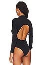 view 4 of 5 Crepe Jersey Bodysuit in Black