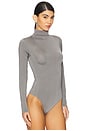 view 3 of 5 Colorado String Bodysuit in Earl Grey