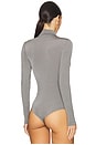 view 4 of 5 Colorado String Bodysuit in Earl Grey