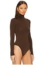 view 3 of 5 Colorado String Bodysuit in Umber