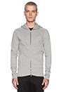 view 1 of 4 Base Full Zip Hooded Sweater in Heather Grey