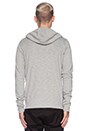 view 4 of 4 Base Full Zip Hooded Sweater in Heather Grey