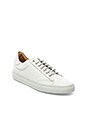 view 2 of 6 Leather Low Top Sneaker in White/White/White in White White White