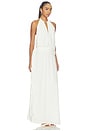 view 2 of 4 VESTIDO LARGO DRAPED BACKLESS in Ivory