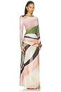 view 2 of 4 Wrap Mesh Maxi Dress in Wave