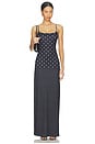 view 1 of 4 Slip Dress in Black Polka
