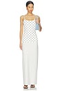 view 1 of 4 Slip Dress in Ivory Polka