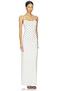 view 2 of 4 Slip Dress in Ivory Polka