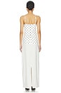 view 3 of 4 Slip Dress in Ivory Polka