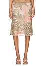 view 1 of 6 Mesh Midi Skirt in Leopard