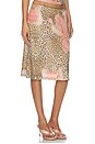 view 2 of 6 Mesh Midi Skirt in Leopard