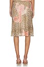view 4 of 6 Mesh Midi Skirt in Leopard