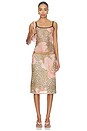 view 5 of 6 Mesh Midi Skirt in Leopard