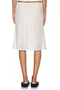 view 4 of 6 Mesh Midi Skirt in Ivory Polka