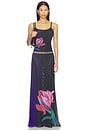 view 6 of 6 FALDA MESH MAXI  in Cobalt Floral