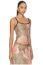 view 2 of 4 MESH CAMISOLE トップ in Leopard
