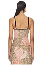 view 3 of 4 MESH CAMISOLE トップ in Leopard