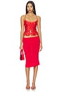 view 5 of 6 Backless Top in Burnt Orange Sequin