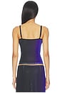 view 4 of 4 Mesh Camisole Top in Cobalt Floral