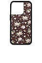 view 1 of 3 Iphone 14 Pro Case in Brown Floral