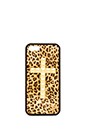 view 1 of 3 Leopard Iphone 5/5S Case in Gold Studded Cross in Leopard Gold Studded Cross