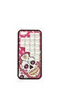 view 1 of 3 Pink Sugar Skull Iphone 5/5S Case in Silver Studded Pyramid in Pink Sugar Skull Silver Studded Pyramid