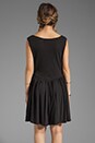 view 4 of 5 Pizza Party Baby Doll Dress in Clean Black