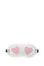 view 4 of 5 Cheeky Hearts Breakfast at Noon Eye Mask in Ivory & Black