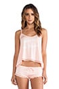 view 1 of 7 Head in The Clouds Cami Pj Set in Peach Peony