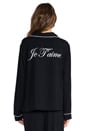view 3 of 7 Je T'aime & WF Logo Pj Set in Black