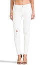 view 1 of 6 Marianne Mid Rise Skinny in White Noise