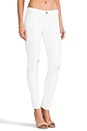 view 2 of 6 Marianne Mid Rise Skinny in White Noise